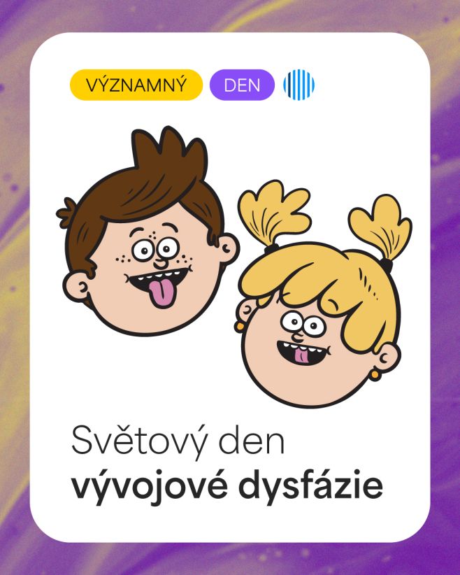 Dnes slavíme DLD Day! 💜💛 Den věnovaný všem, kteří se potýkají s vývojovou dysfázií (Developmental Language Disorder)....