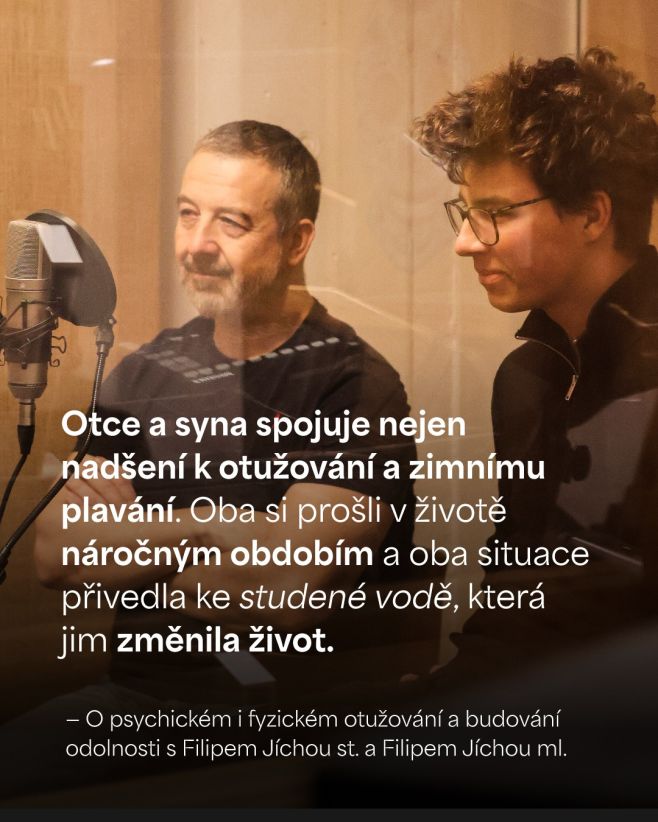 Filip mladší v 19 letech přeplaval kanál La Manche. Filip starší zase uplaval u obou pólů planety v ledové vodě kilometr....